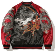 Embroidered Phoenix Dragon Sukajan Souvenir Jacket
