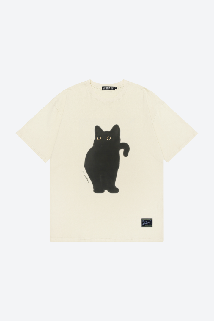 Black Cat - Beige