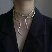 Stylish Snake Shape Necklace