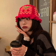 Cherry Pattern Bucket Hat