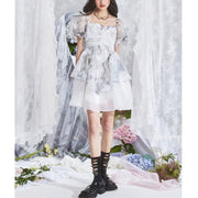 Butterfly Print A-Line Lolita Dress
