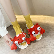 Lobster / Crab Fluffy Slippers