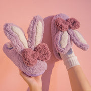 Big Ear Rabbit Fluffy Slippers