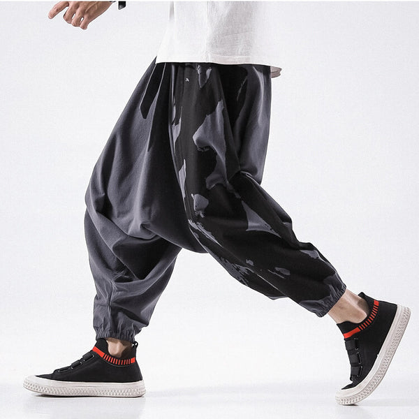 Drako Street-Style Pants Gray
