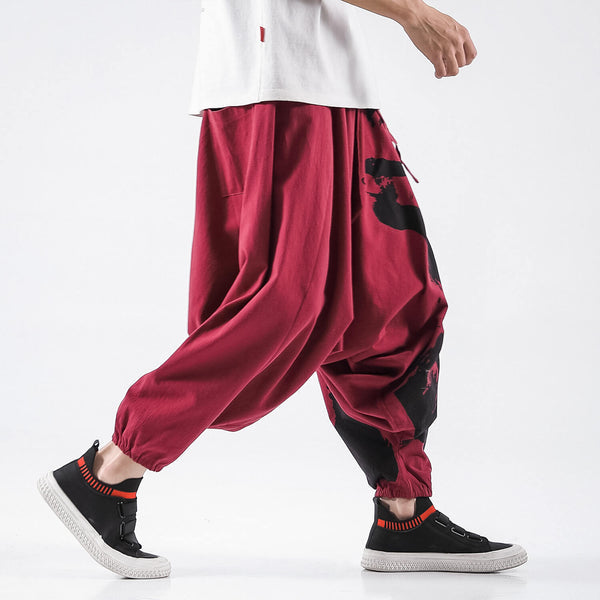 Drako Street-Style Pants Red