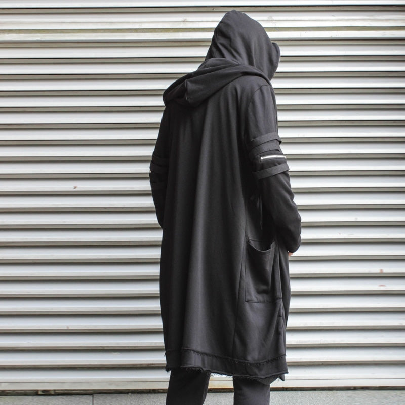 Longsleeve Hooded Techwear Coat