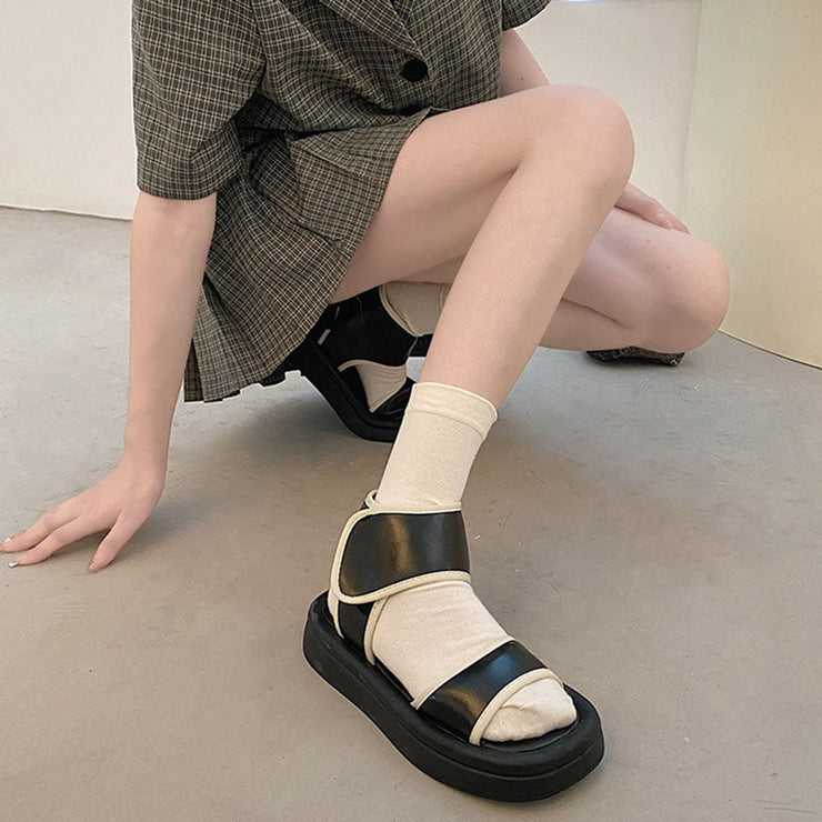Minimalist Style Velcro Sandals