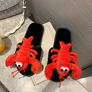 Lobster / Crab Fluffy Slippers