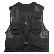 Ninja Combat Multi-pocket Mesh Vest Jacket