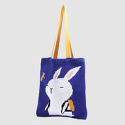 Lovely Rabbit Kintting Shoulder Bag