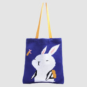 Lovely Rabbit Kintting Shoulder Bag