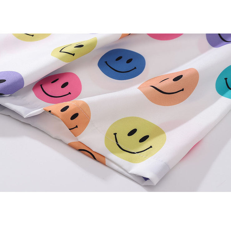 Colorful Smiley Summer Shirt