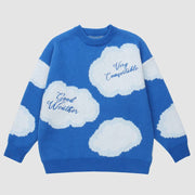 Cute Cloud Pattern Sweater