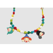 Cartoon Clown Colorful Beaded Necklace