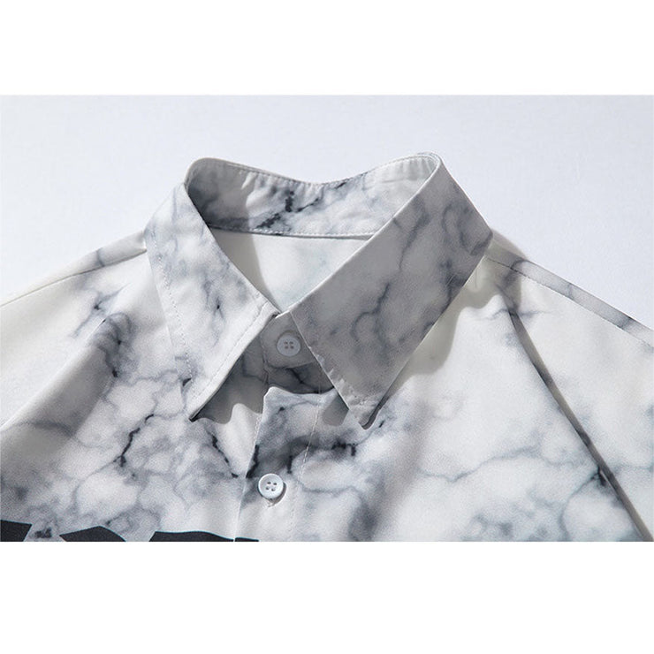 Marble Pattern Summer Shirt