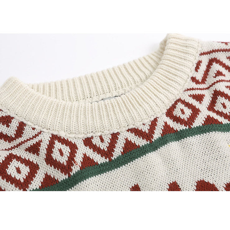 Merry Christmas Deer Pattern Sweater