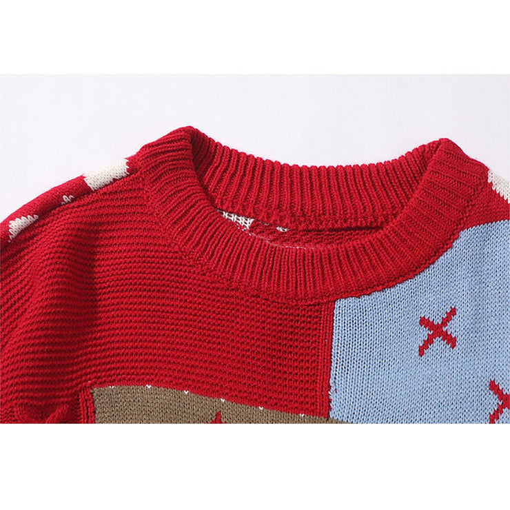 Cute Christmas Bear Pattern Sweater