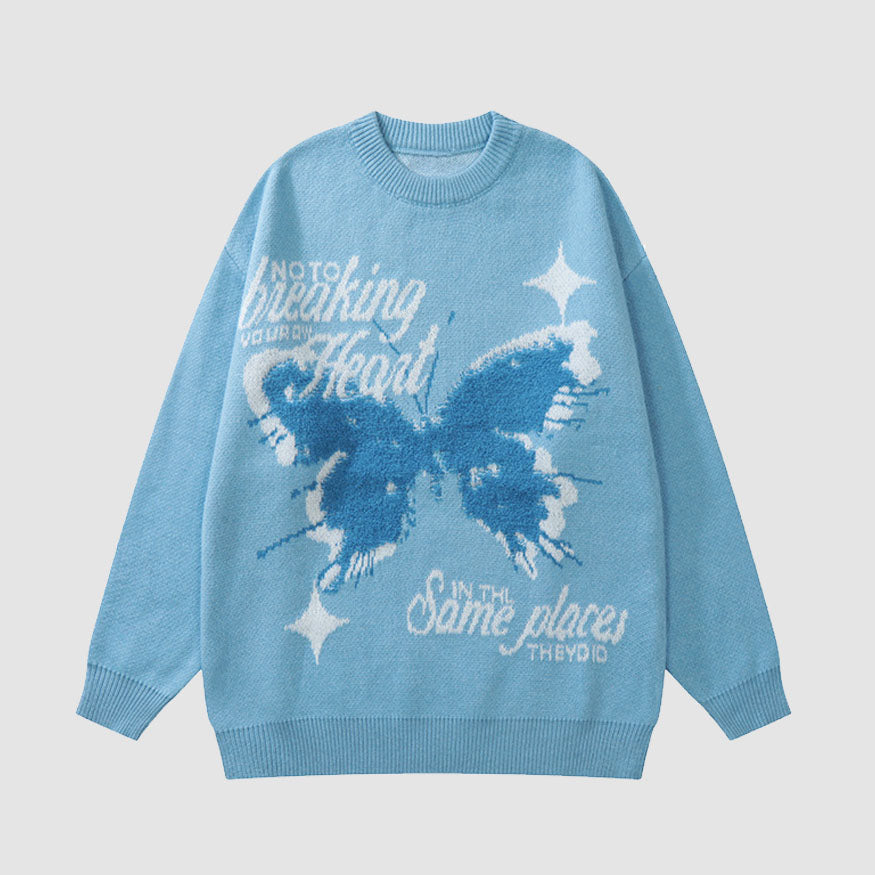 Star Butterfly Pattern Sweater