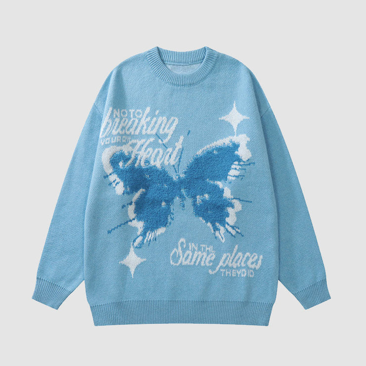 Star Butterfly Pattern Sweater