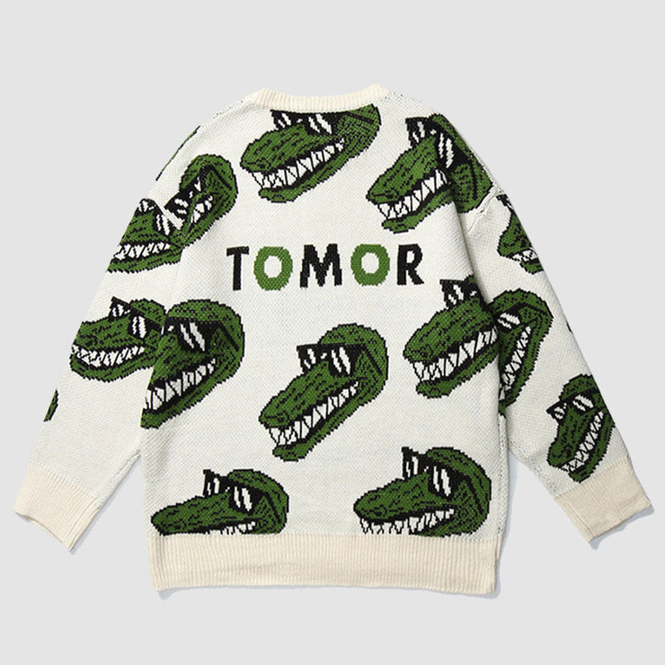 Funny Crocodile Pattern Sweater