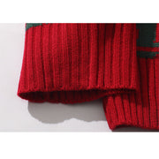 Cute Christmas Bear Pattern Knit Sweater