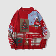 Cute Christmas Bear Pattern Sweater