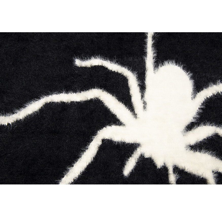 Stylish Spider Pattern Sweater