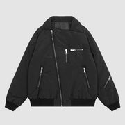 Stylish Zipper Decor Jacket