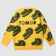 Funny Crocodile Pattern Sweater