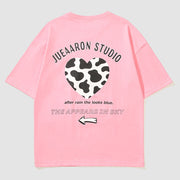 Cow Heart Print T-Shirt