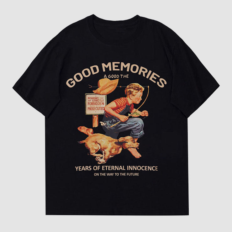 Good Memories Print T-Shirt