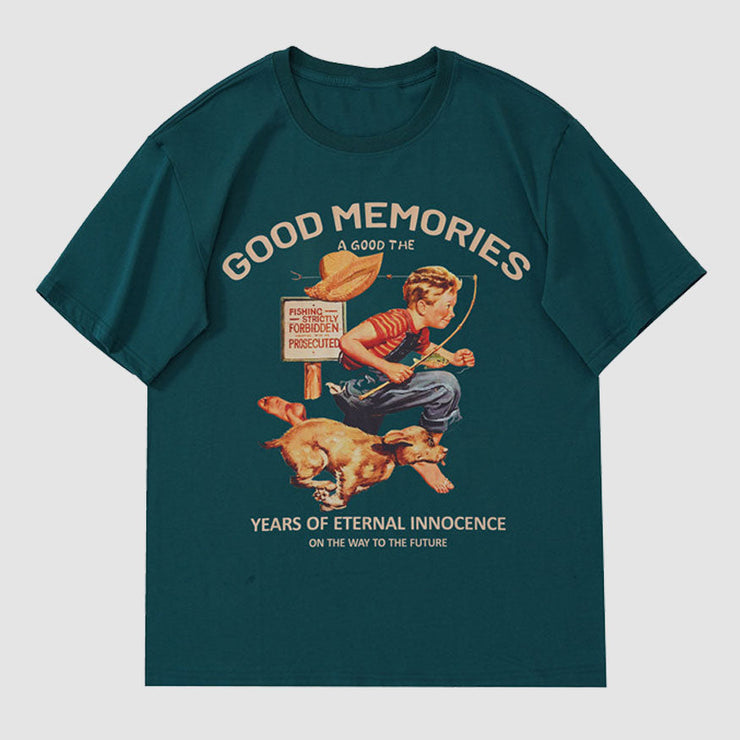 Good Memories Print T-Shirt