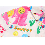 Sweet Bear Print Summer Shirt