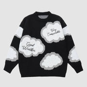 Cute Cloud Pattern Sweater