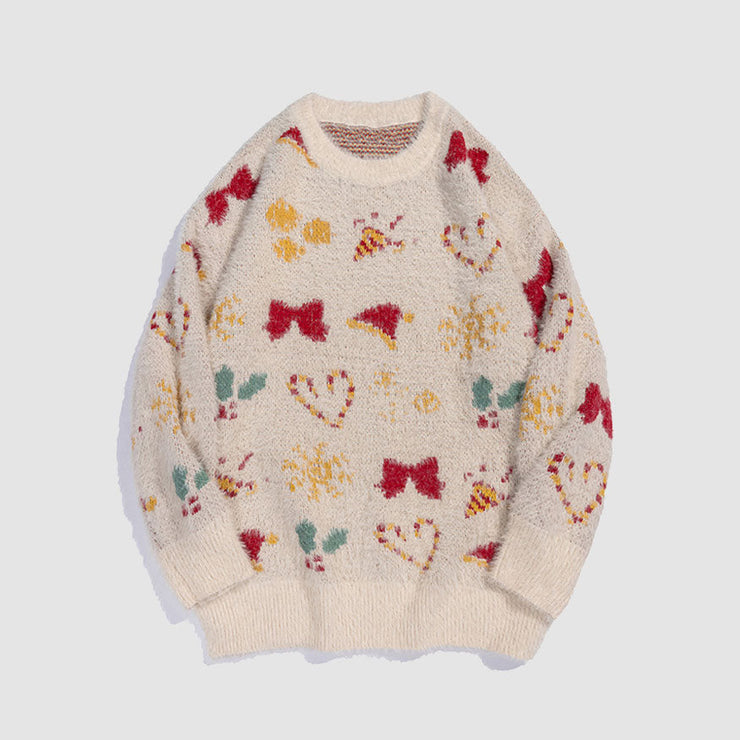 Santa Hat Pattern Sweater