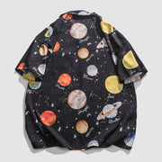 Planet Print Summer Shirt
