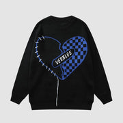 Broken Heart Pattern Sweater