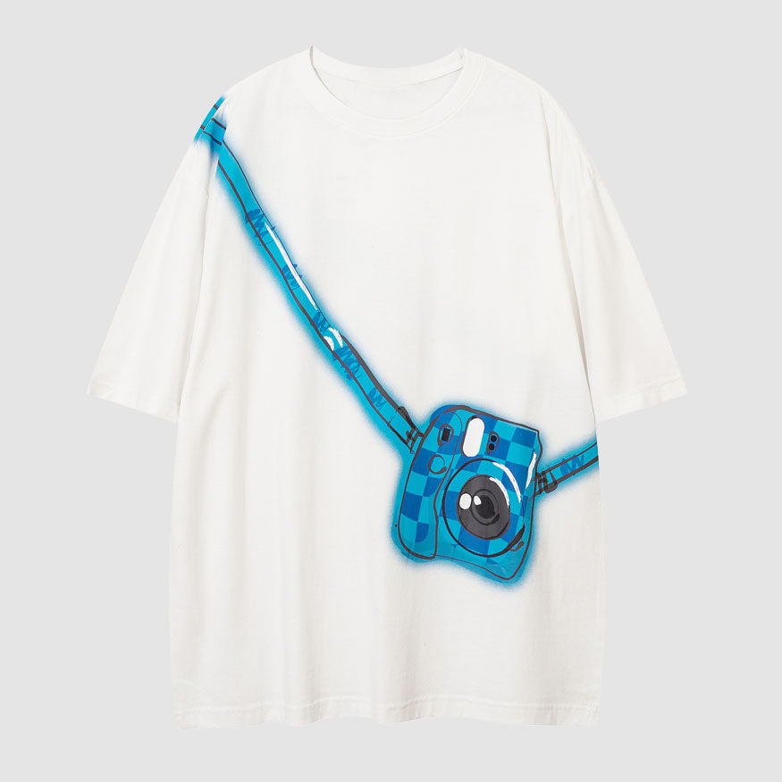 Camera Print T-Shirt