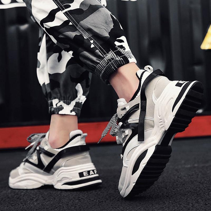 Phoenix Wave Runner Sneakers - White Stripes