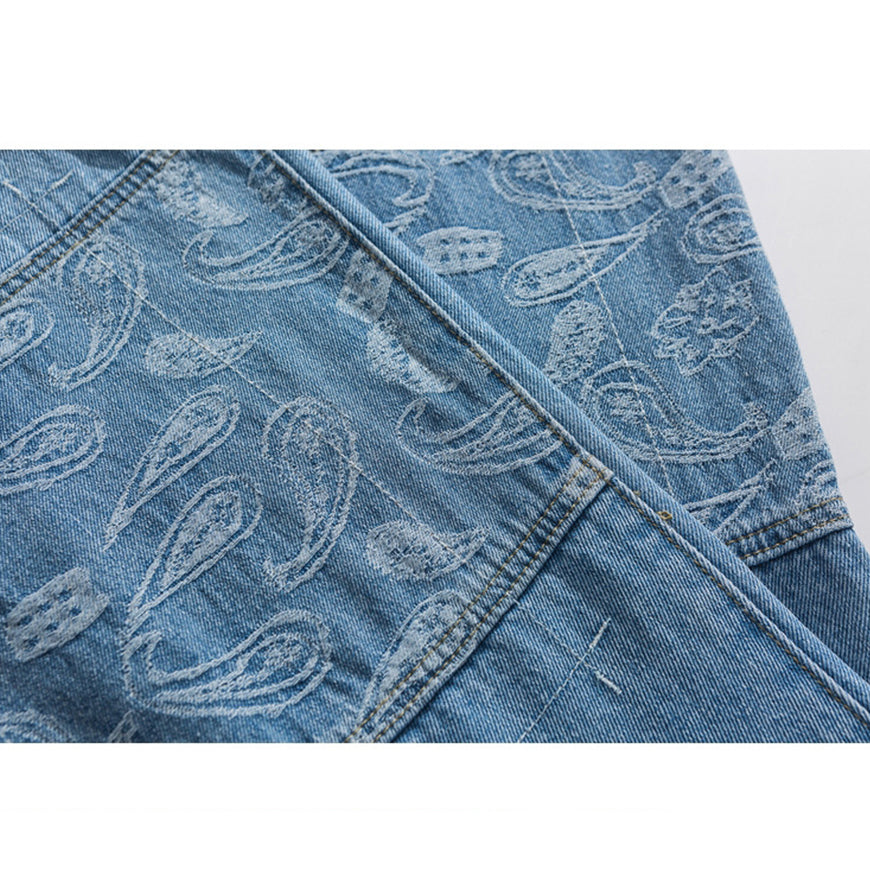 Embroidery Print Jeans