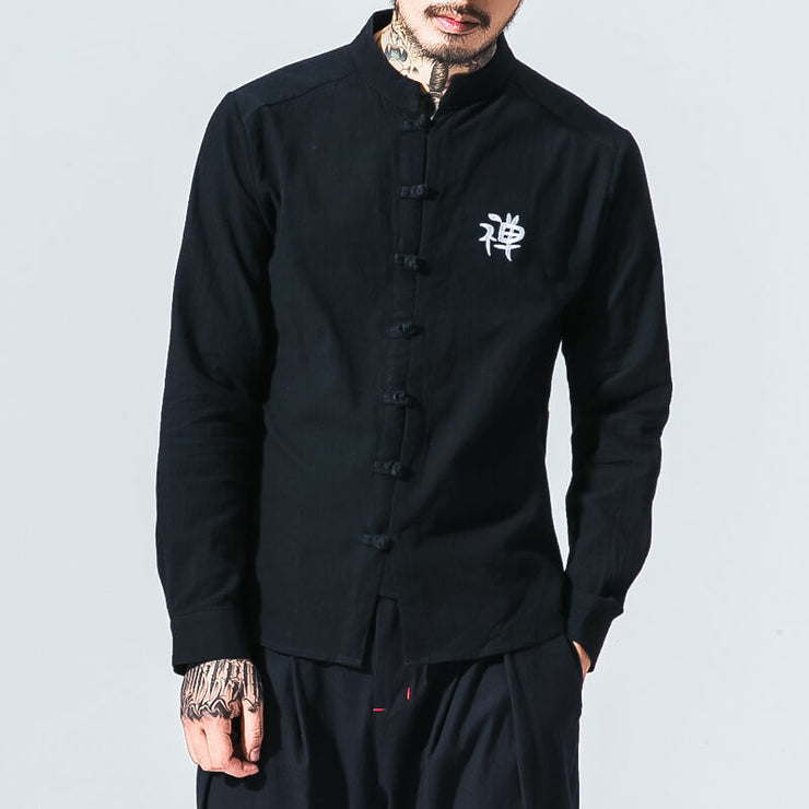 Kuraun Long Sleeve Shirt Black