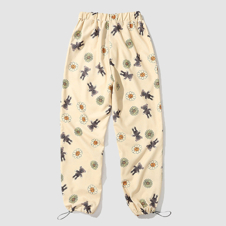 Daisy Bear Print Pants