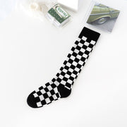 Checkerboard Pattern Socks