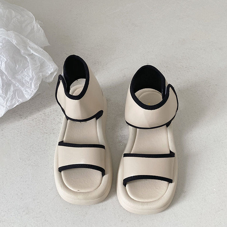Minimalist Style Velcro Sandals