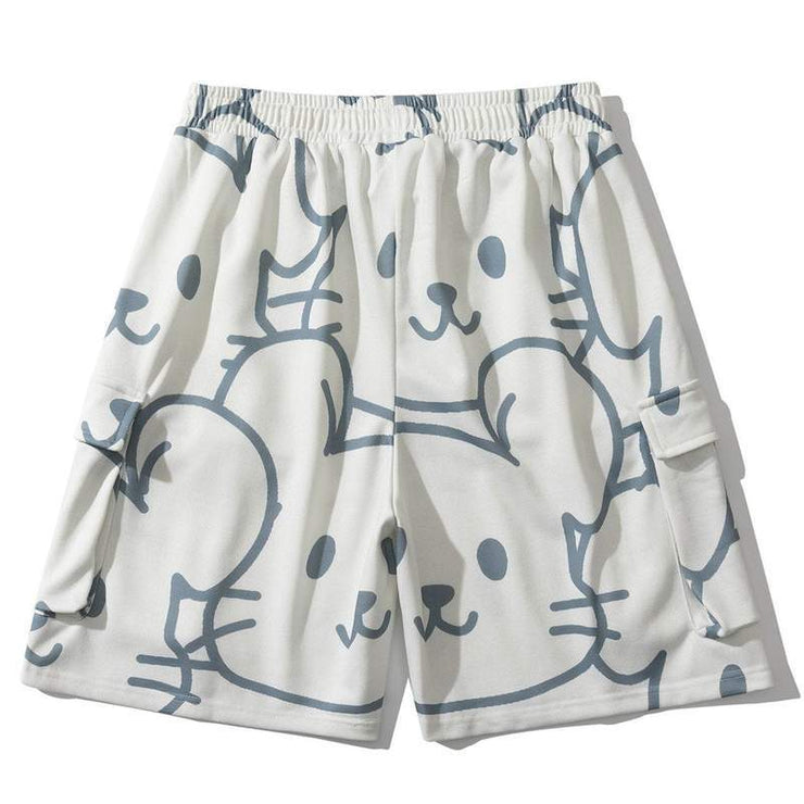 Cute Mouse Full Print Side Pockets Shorts