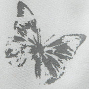 Reflective Butterfly Print Shorts