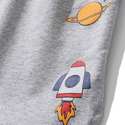 Printed Fun Rocket Soft Cotton Shorts