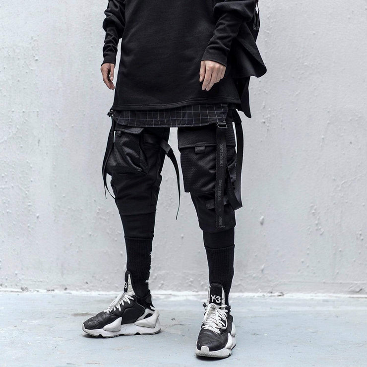 Dark Urban Techwear Cargo Pants