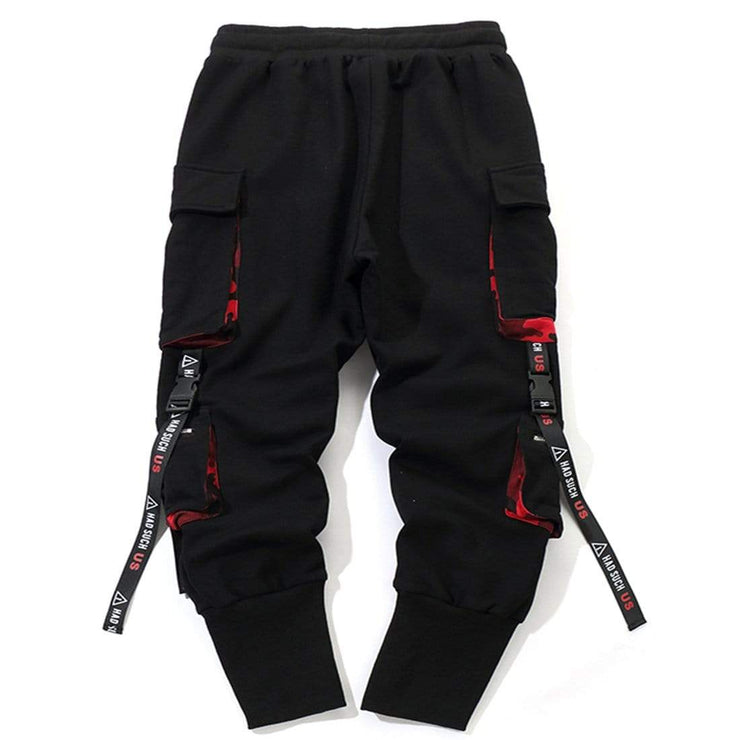 Double Colors Zippers Pockets Techwear Cargo Pants