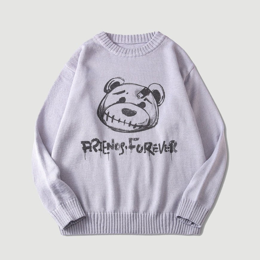 Bear Pattern Sweater